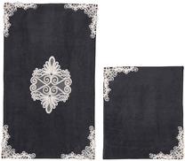 Vonios kilimėlių rinkinys Foutastic 394ANR1543, sidabro sp., 100 cm x 60 cm