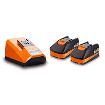 Komplekts Fein ALG 50, 18 V, li-ion, 2500 mAh