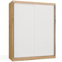 Шкаф Iga 160 B, белый цв./artisan oak цв., 61 см x 160 см x 200 см
