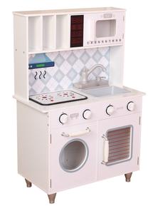 Игровая кухня EcoToys Wooden Kitchen, многоцветный
