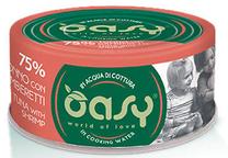 Šlapias kačių maistas Oasy, žuvis, 0.07 kg