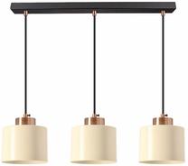 Светильник потолочный Candellux Lighting Alora 33-47939, E27, 3 x 60 Вт, белый цв. / черный цв.