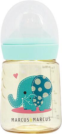 Bērnu pudele dzeršanai Marcus & Marcus PPSU Transition Feeding Bottle Ollie, 180 ml, 0 mēn., zila krās./zaļa krās.