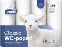 Tualetes papīrs Lambi, 3 sl, 24 gab.