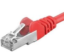 Сетевой кабель PremiumCord RJ-45, RJ-45, 5 м, красный цв.