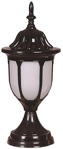Brīvi stāvošs āra gaismeklis Opviq BSU-68178-BSY, 60W, E27, IP65, melna krās., 16 cm x 40 cm