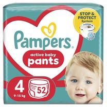 Sauskelnės-kelnaitės Pampers Pants, 4 dydis, 9 - 15 kg, 52 vnt.