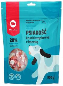Лакомство для собак Maced Calcium Bones With Duck, мясо утки, 0.5 кг