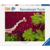 Dėlionė Ravensburger A Sea Of Red, 36 cm x 49 cm, 500 vnt., įvairių spalvų