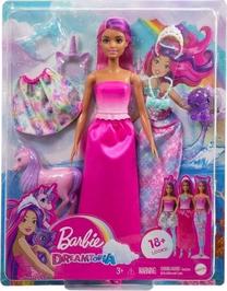 Lelle ar aksesuāriem Mattel Barbie Dreamtopia, 29 cm, daudzkrāsaina