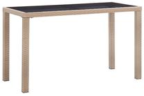 Lauko stalas VLX 46449, smėlio ruda