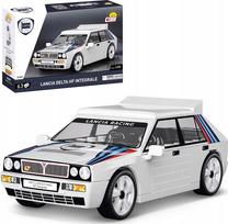 Konstruktorius, automobilis Cobi Klocki Lancia Delta HF Integrale 24509, 63 vnt., balta sp.