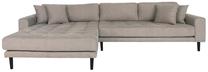 Kampinė sofa House Nordic Lido Lounge, nerūdijančiojo plieno sp., kairinė, 290 x 170 cm x 76 cm