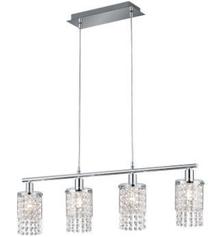Valgusti rippuv Trio Posh R30764006, E14, 4 x 10 W, läbipaistev v. / kroom v.