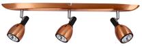 Lampa griesti Candellux Cross 93-32782, GU10, 3 x 50 W, vara krās. / brūna krās.