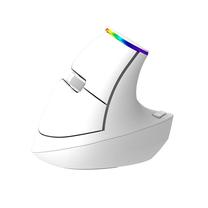 Bezvadu datora pele Delux M618C, 2.4 ghz wireless, balts krās.