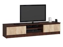 TV galds Akord RTV K160, valriekstu krās./sonoma ozola krās., 40 cm x 160 cm x 33 cm