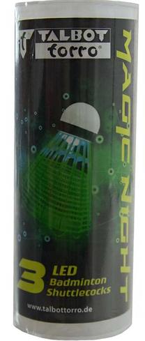Badmintona volāns Talbot Torro Tato Magic Night Led 479123, 3 gab.