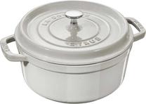 Emaliuotas ketaus puodas Staub La Cocotte 40501-412-0, Ø24 cm, 3.8 l, pilka sp.