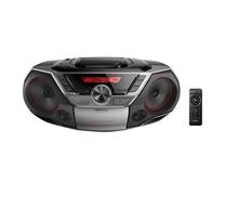 Magnetola Philips AZ700T/12, 12 W, juoda sp./pilka sp.