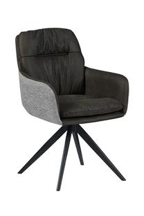 Valgomojo kėdė Kayoom Dian 125, matinė, juoda sp., 64.5 cm x 57 cm x 87 cm