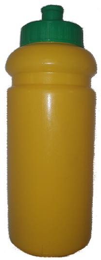 Ūdens pudele Kross Water Bottle, dzeltena krās., plastmasa, 0.5 l