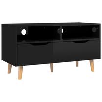 TV galds VLX, melna krās., 90 cm x 40 cm x 48.5 cm