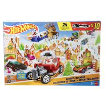 Adventes kalendāri Mattel Hot Wheels JCB47, daudzkrāsaina