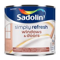 Dažai, langams/durims Sadolin Simply Refresh, pusiau matinis, 0.5 l, balta sp.