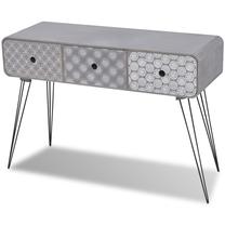 Консольный стол VLX, серый цв., 99 см x 35.5 см x 70 см