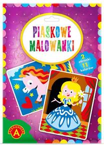 Песочная живопись Alexander Sand Coloring Pages Princess, Unicorn, многоцветный