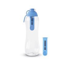 Ūdens pudele Dafi Filter, caurspīdīga krās./gaiši zila krās., plastmasa, 0.5 l