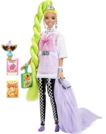 Lėlė Mattel Barbie Barbie Extra Neon Green Hair GRN27/HDJ44, 30 cm, įvairių spalvų