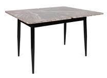 Stalas išskleidžiamas Kalune Design Dolunay 1281, juoda sp./smėlio sp., 60 cm x 100 cm x 75 cm