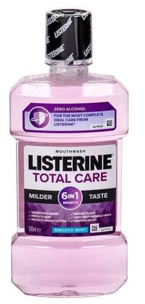 Burnos skalavimo skystis Listerine Total Care Milder Taste, 500 ml