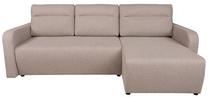 Kampinė sofa Libano, smėlio sp., 233 x 145 cm x 87 cm