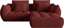 Modulinė sofa Micadoni Home Bloom City56, raudona sp., 232 x 216 cm x 95 cm