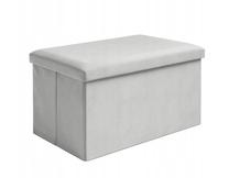 Pufas Ruhhy 25994, pilka sp., 60 cm x 30 cm x 30 cm