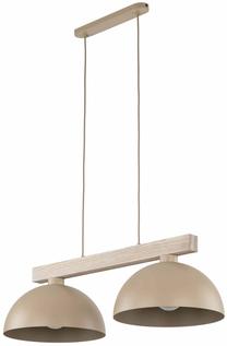 Valgusti lagi TK Lighting Oslo Sabia, E27, 2 x 40 W, beež v. / beež v., 33.5 x 33.5 cm