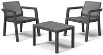 Комплект мебели для улицы Keter Emily Balcony Set, графита цв., 2 места