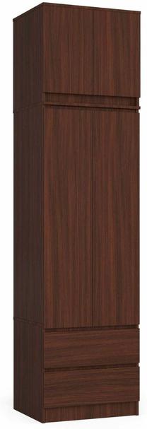 Spinta Akord Furniture Factory S60, wenge sp., 51 cm x 60 cm x 234 cm