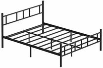 Lova dvigulė Kalune Design Akin, 160 x 200 cm, juoda sp., be čiužinio, su grotelėmis