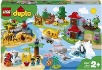 Konstruktorius LEGO Duplo Pasaulio gyvūnai 10907, 121 vnt.