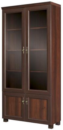 Vitrina Bodzio Grenada G04, riešuto sp., 90 cm x 36 cm x 191 cm
