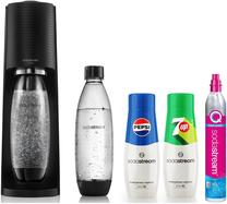 Gazuotų gėrimų gaminimo aparatas SodaStream Terra, juoda sp.