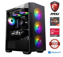 Stacionarus kompiuteris Mdata Gaming 5600G, 2512 GB, DDR4 16 GB, SSD+HDD 512 GB 2 TB, Radeon RX 580 8 GB GDDR5, Windows 11 90301391