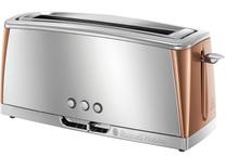 Skrudintuvas Russell Hobbs Luna Long Slot Cooper 24310-56, nerūdijančiojo plieno sp./vario sp.