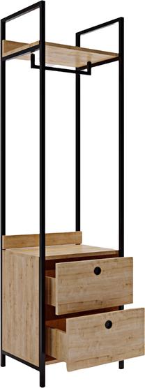 Pastatoma lentyna Kalune Design Tekli L611, ąžuolo sp., 180 cm x 40 cm x 50 cm
