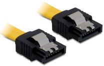 Провод Delock SATA to SATA SATA, SATA, 0.3 м, желтый цв.