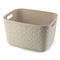 Groziņš, paredzēts uzglabāšanai Curver Softex, 19 l, krēmkrāsa, 37.9 x 22.1 x 29.2 cm